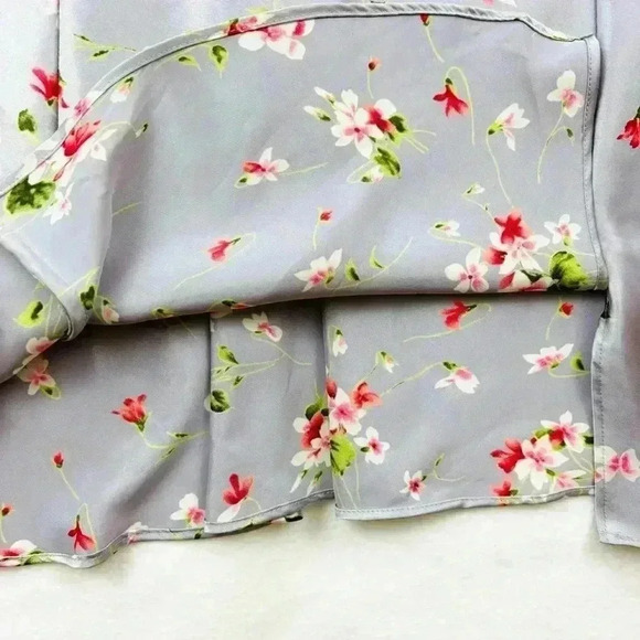 Vintage 90s Victoria's Secret Slip Nightgown Lavender Floral Lace Lingerie SizeS - Picture 8 of 16